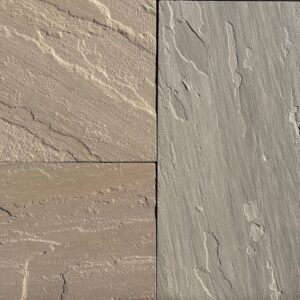 FD Harvest Brown Paver, Natural Cleft 1"