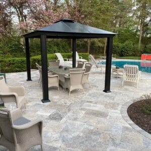 FD Silver Travertine Paver, 1.25" 176sf Bundle