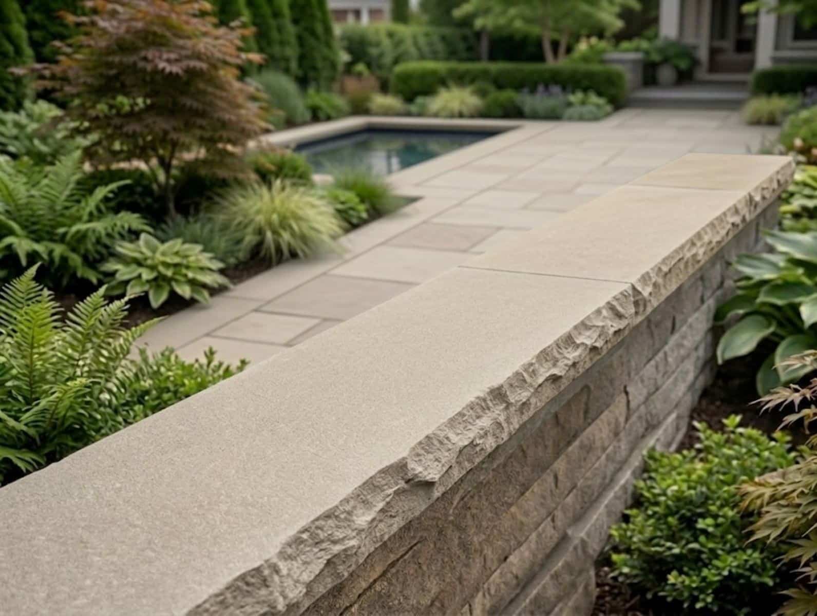 Fossil Beige SB Tread, Rockfaced