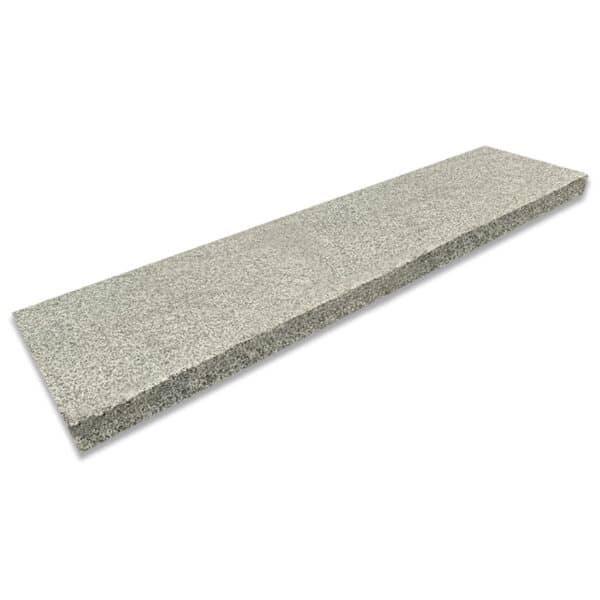 Imported Gray Granite Tread, Thermal 12" Wide - Image 2
