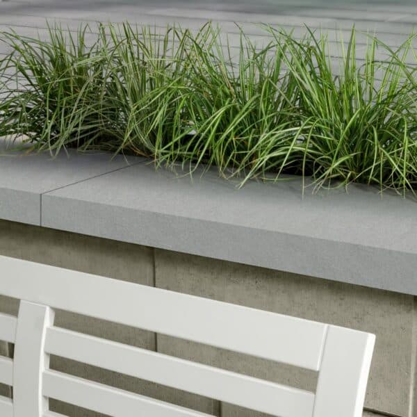 Techo, Sandstone Smooth Cap 14x48 Grey