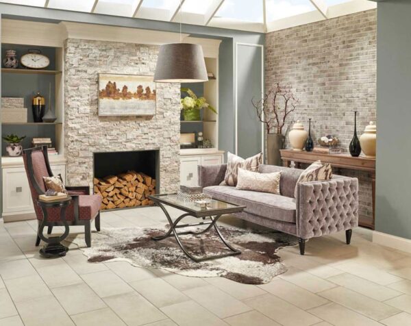 Thin Vnr Silver Travertine Flats - Image 2