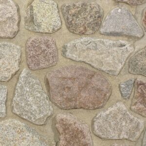 Veneer Granite Fieldstone Split Side Out 4" thick