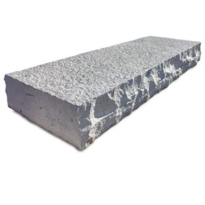 SC Chiseled Step 3 Sided Indiana Limestone 18x48