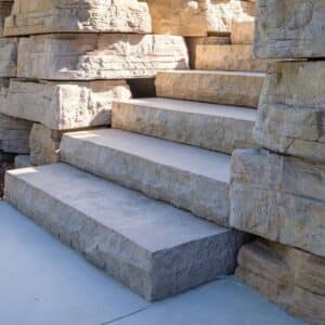 High Format Dimensional Step Limestone 36"x18"