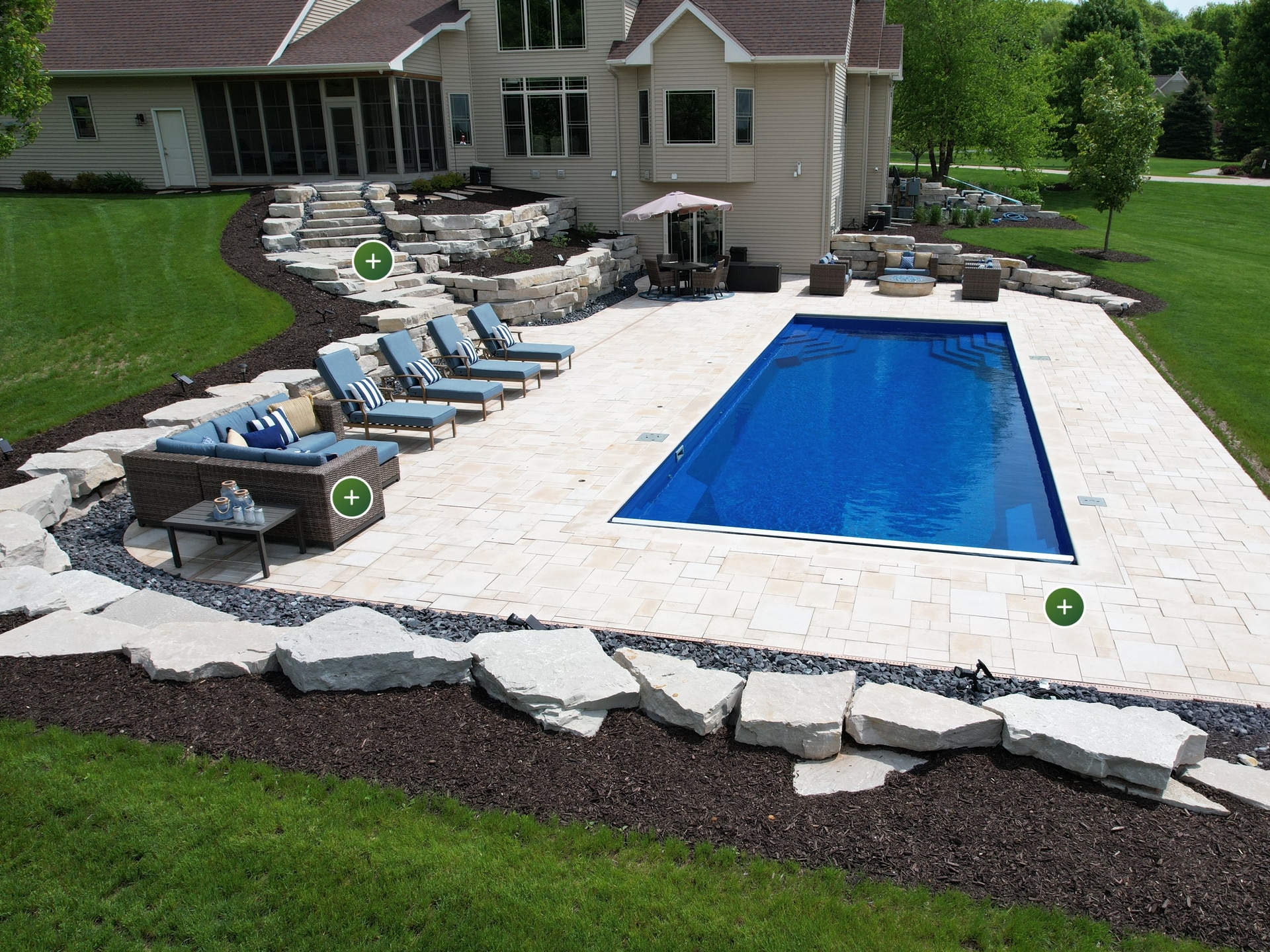 Rustic Poolside Retreat