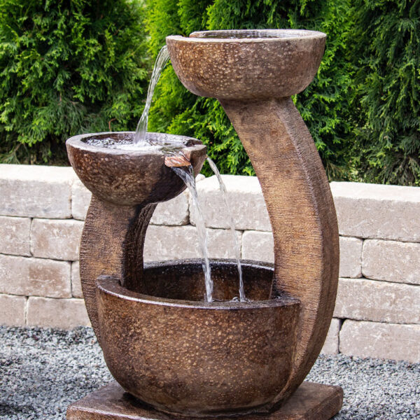 Stonecasters, Zen Two-Bowl Fountain
