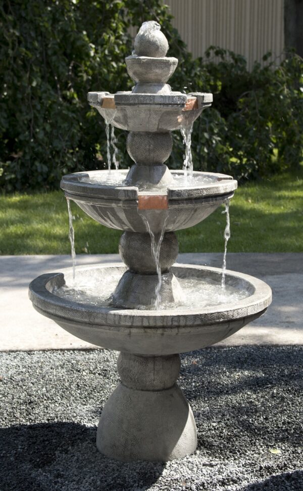 Stonecasters, 4pc Buckingham 3-Tier Fountain - Image 2