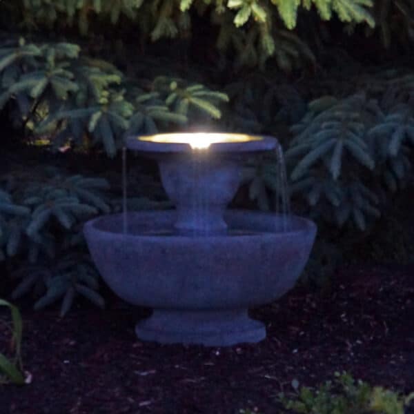 Stonecasters, 2pc Alfresco Fountain w/ Plume Light - Image 2
