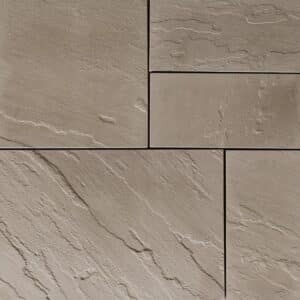 Techo, Aberdeen Slate Random Rock Garden Brown