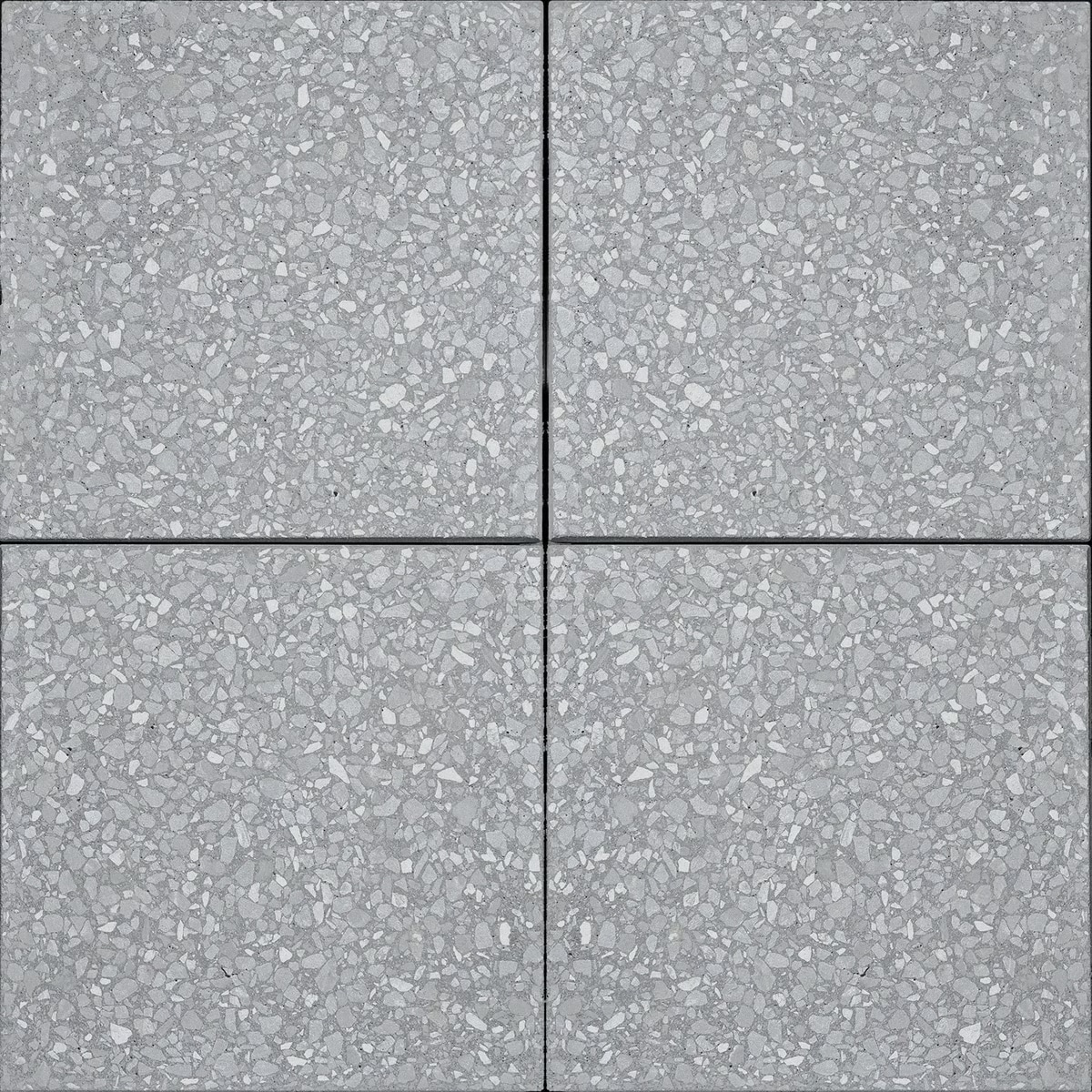 Techo, Terrazzo Slab 600x600x60 Moonrock Grey