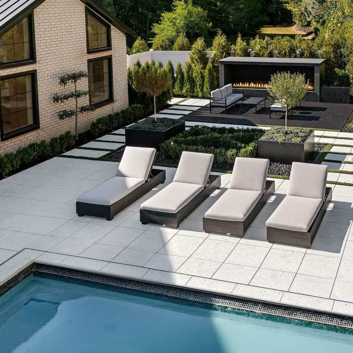 Techo, Terrazzo Slab 600x600x60 Mineral White - Image 3