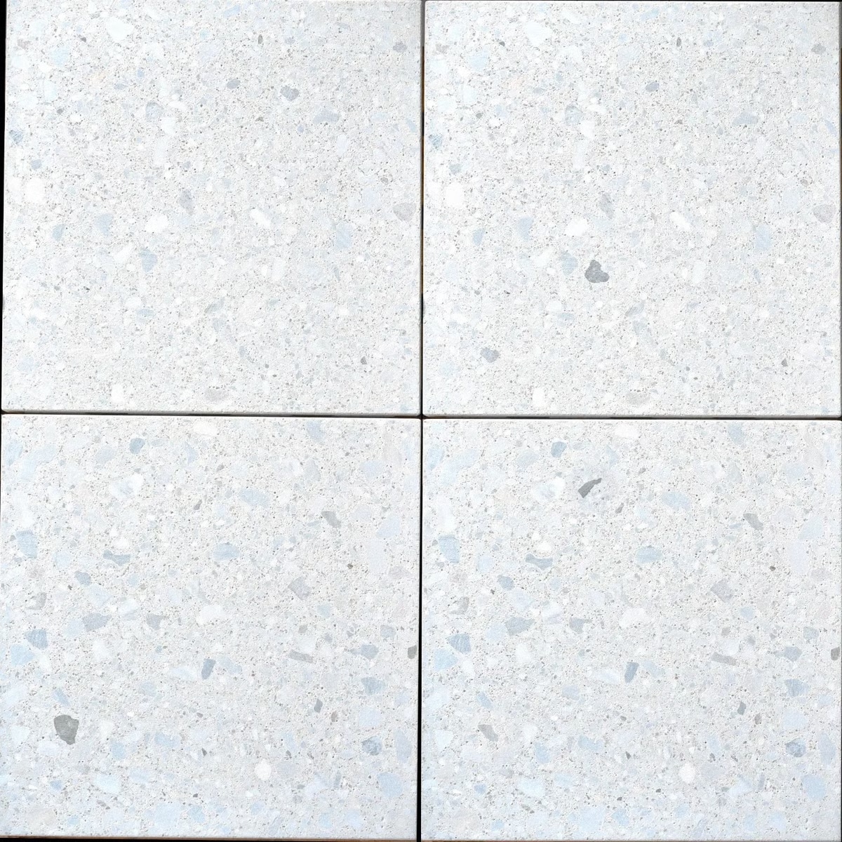 Techo, Terrazzo Slab 600x600x60 Mineral White