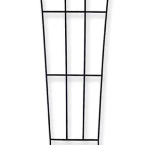 Trellis, 24"H Black Metal Fan For Container