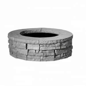 Ledgestone Fire Pit Coping Gray