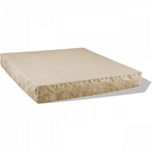 Ledgestone Pillar Cap 29x29 Buff