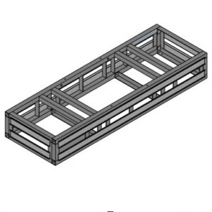 UCARA Modular Fireplace Mantle Wide UL-FIR-MW