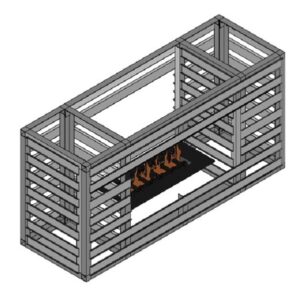 UCARA Modular System Fireplace Returns UL-FIR-RTN