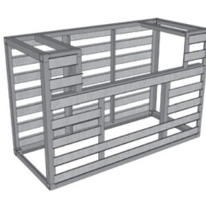 UCARA Modular System Grill Cabinet UL-GC