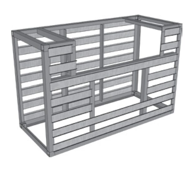 UCARA Modular System Grill Cabinet UL-GC