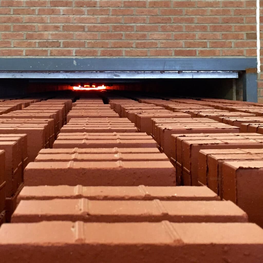 Whitacre Greer Pressed pavers on Kiln Line