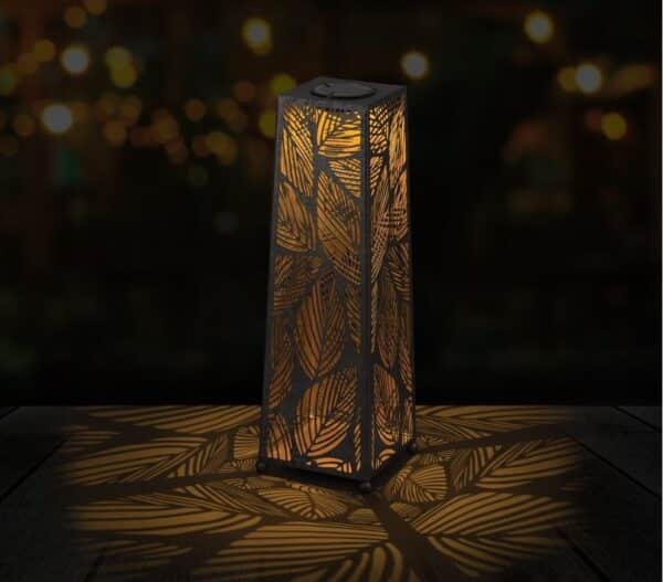 Patio Shadow Leaf Lantern, 24" - Image 2