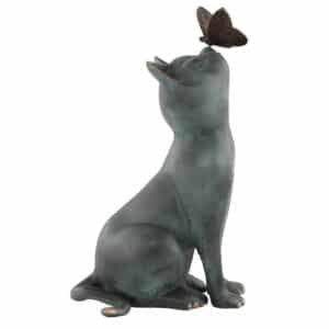 Curiosity Cat Garden Sculpture