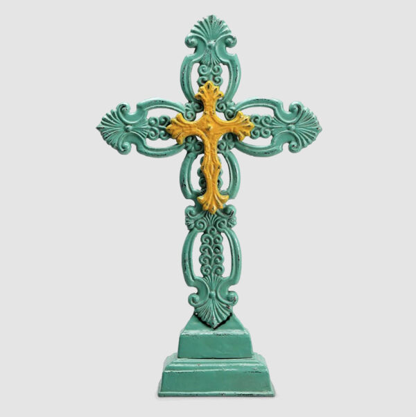 SPI, Ornate Cross Garden Dcor - Image 2