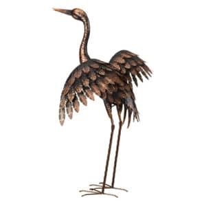 Bronze Crane - Wings Out 28"