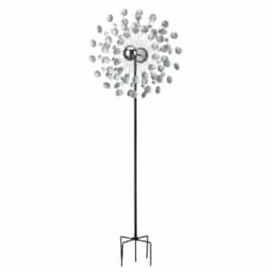 Silver Disc Wind Spinner, 26"