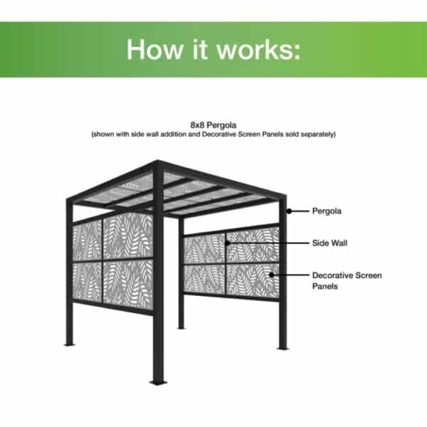 Barrette, 8x8 Pergola - Image 4