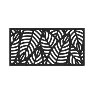 Barrette, 2'x4' Screen Panel, Black Sanibel