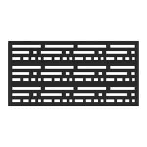 Barrette, 2'x4' Screen Panel, Black Morse