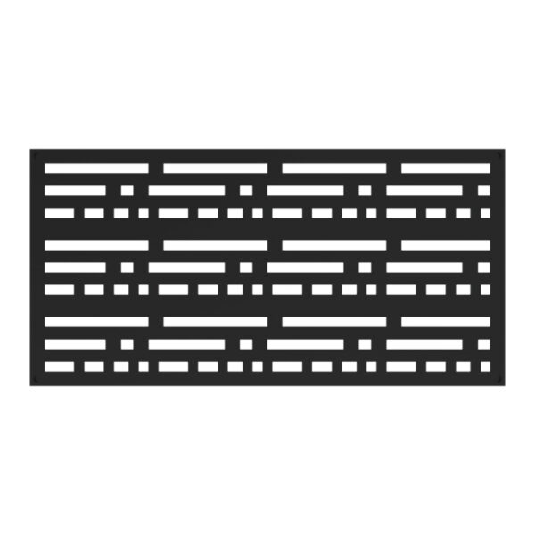 Barrette, 2'x4' Screen Panel, Black Morse