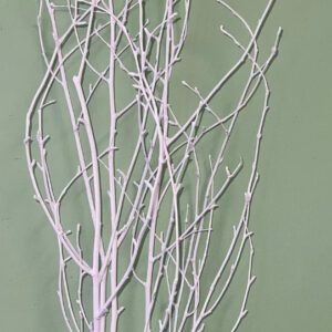 Painted Birch 36-48", Wht 4pc