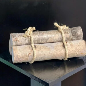 Birch Log Bundle 18", 3 Logs