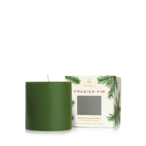 Frasier Fir Green Pillar Candle 3"x3"