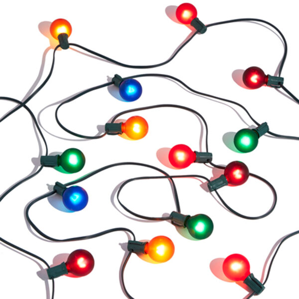 Matte Globe String Light Color